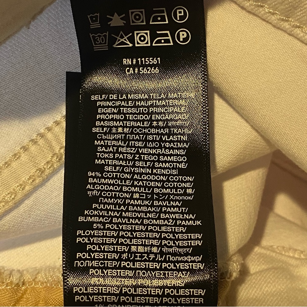 7 For All Mankind High Waist Ankle White Distressed Skinny Jeans Womens Size 32 - Picture 15 of 16